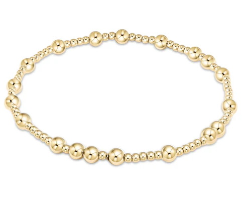 Gold Combination 2 mm & 3 mm bracelet