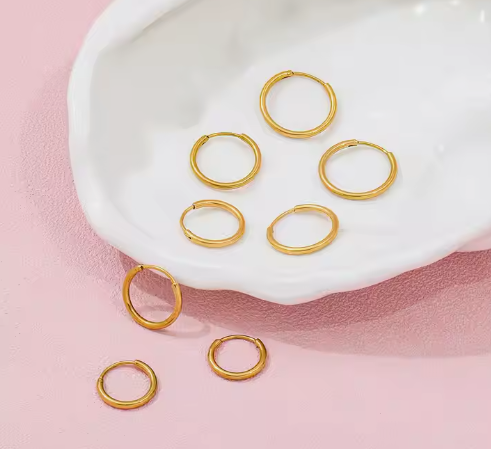 Smooth Minimalist Hoops