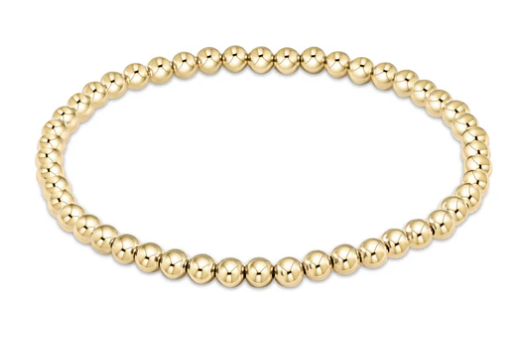 Gold 3 mm bracelet