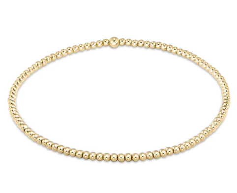 Gold 2 mm Bracelet